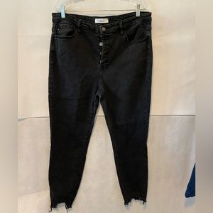 Kancan black jeans 3XL Distressed